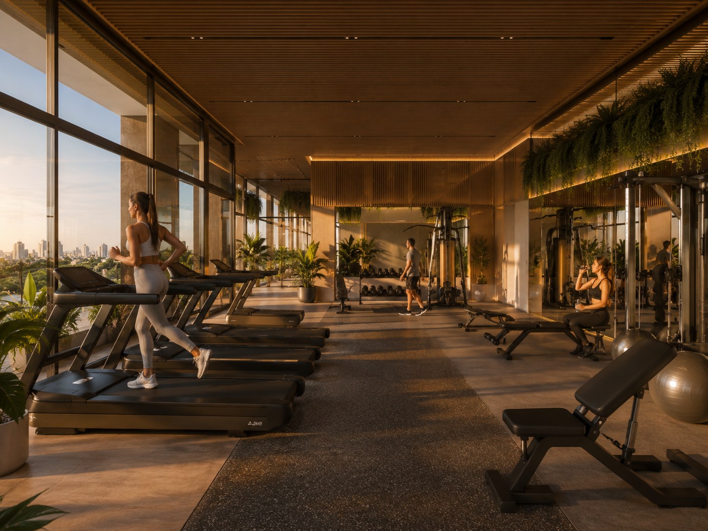 Gimnasio equipado